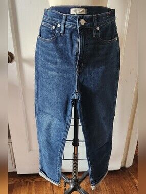 Madewell Indigo Straight Leg High-Rise Jeans